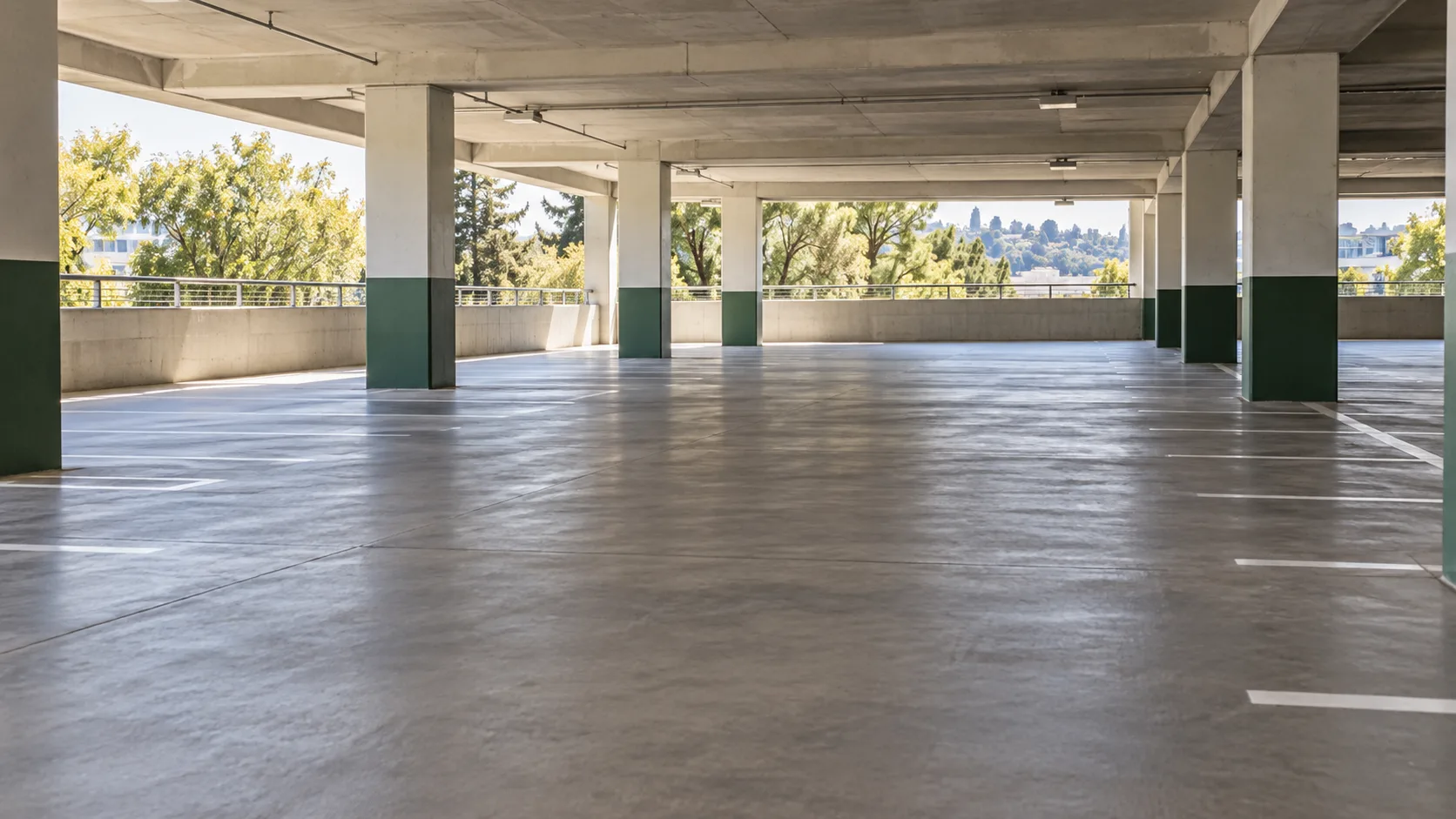 Parking garage and loading dock cleaning in Oakland